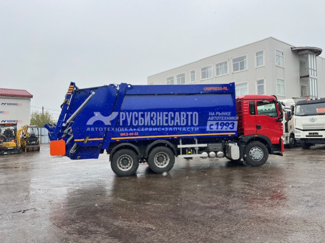 Купить МКЗ-50-22  на шасси  HOWO T5G 6x4  мусоровоз 22м3  задн. загрузка,  портал в компании Русбизнесавто - изображение 7