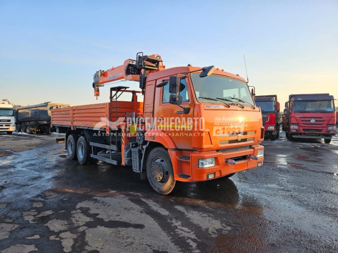 Купить КМУ КАМАЗ 65115 (6х4) + HANGIL HGC756 б/у (2023 г.в., 16 334 км., 260  м/ч) (0099) в компании Русбизнесавто - изображение 8