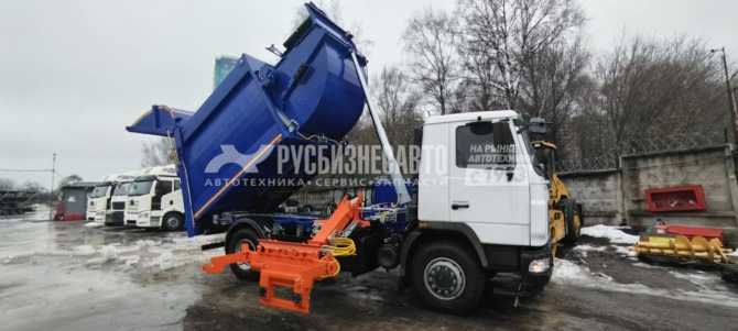 Купить МКМ-50-18 на шасси МАЗ 534025-585-013, мусоровоз, 18м3, бок. загрузка, МАЯТНИК, унив. захват в компании Русбизнесавто - изображение 10