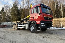 Мультилифт HOWO T5G 6x4 + Велмаш ВК Т20-6000  