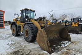 Фронтальный погрузчик CAT966L б/у (2018;  34 976 м/ч)(0526)