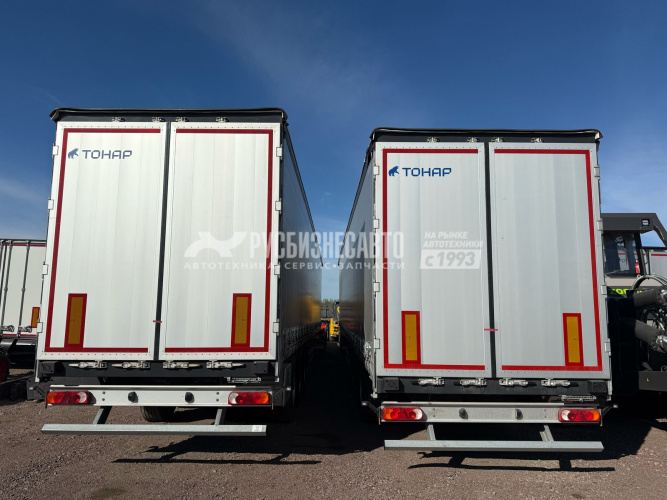 Купить ТОНАР Т3-13 (9888) П/п шторно-бортовой, стаканы под коники, V= 91,4 м3, CCУ 1150, L=13,6м. в компании Русбизнесавто - изображение 7