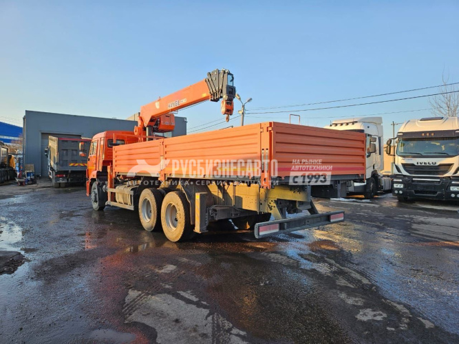 Купить КМУ КАМАЗ 65115 (6х4) + HANGIL HGC756 б/у (2023 г.в., 16 334 км., 260  м/ч) (0099) в компании Русбизнесавто - изображение 6