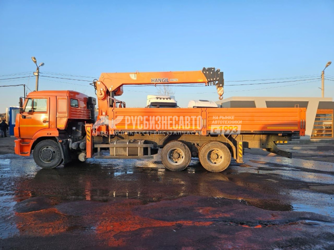 Купить КМУ КАМАЗ 65115 (6х4) + HANGIL HGC756 б/у (2023 г.в., 16 334 км., 260  м/ч) (0099) в компании Русбизнесавто - изображение 5