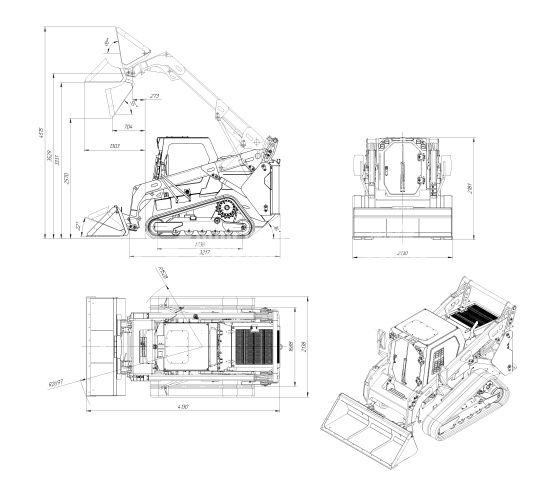 Купить Мини-погрузчик гусеничный ДСТ-Урал ПГ20 в компании Русбизнесавто - изображение 10