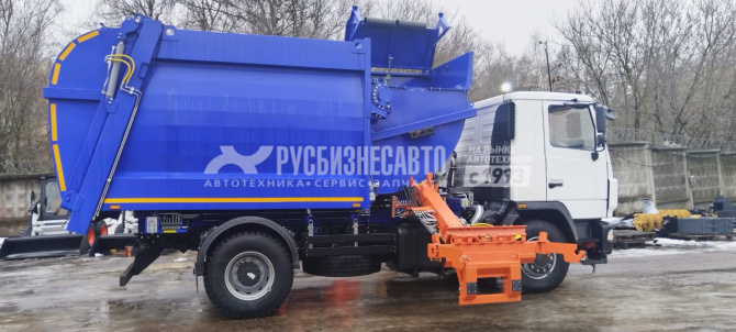 Купить МКМ-50-18 на шасси МАЗ 534025-585-013, мусоровоз, 18м3, бок. загрузка, МАЯТНИК, унив. захват в компании Русбизнесавто - изображение 5