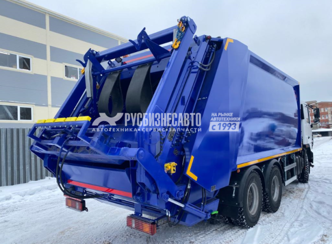 Купить KAT-20S на шасси КАМАЗ 65115-3081-48 (ТКМ-420), мусоровоз, 20 м3, задн. загрузка, портал в компании Русбизнесавто - изображение 1