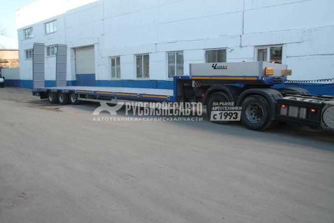 Купить ЧМЗАП 99064-042-02-ВУЗ-ПП4 Полуприцеп-тяжеловоз трал в компании Русбизнесавто - изображение 1