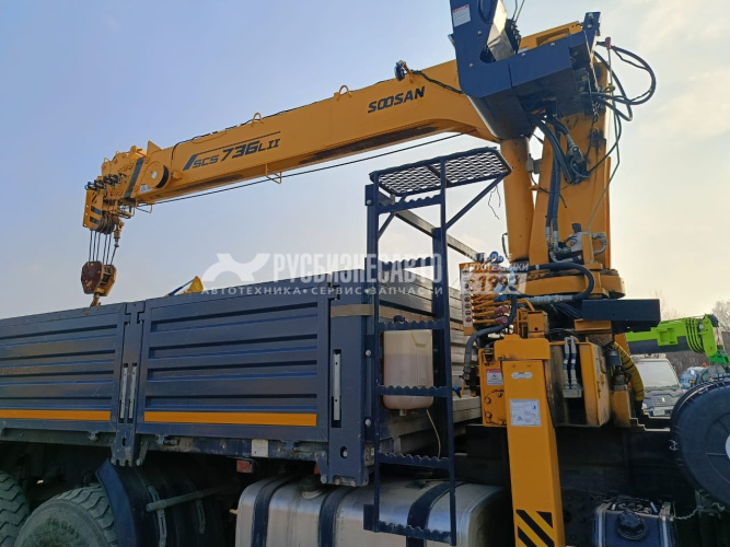 Купить КМУ SHACMAN X3000 SX32586V385 (6*6, Евро-5) + SOOSAN SCS736LII верх.упр. б/у (2023г. 64684км) (0016) в компании Русбизнесавто - изображение 11