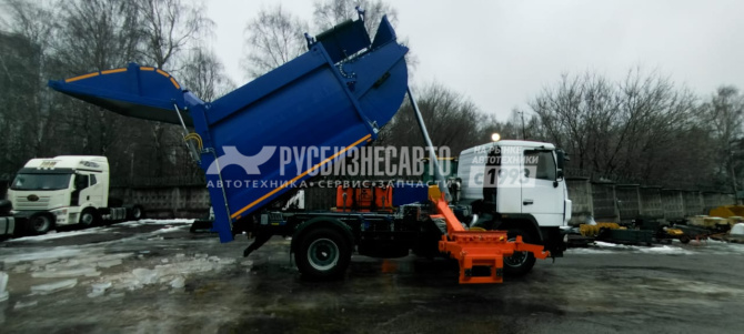 Купить МКМ-50-18 на шасси МАЗ 534025-585-013, мусоровоз, 18м3, бок. загрузка, МАЯТНИК, унив. захват в компании Русбизнесавто - изображение 7