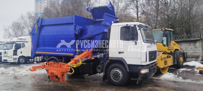 Купить МКМ-50-18 на шасси МАЗ 534025-585-013, мусоровоз, 18м3, бок. загрузка, МАЯТНИК, унив. захват в компании Русбизнесавто - изображение 12