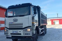 Самосвал FAW J6 (6x6) б/у (2022 г.в., 18 000 км) (9668)