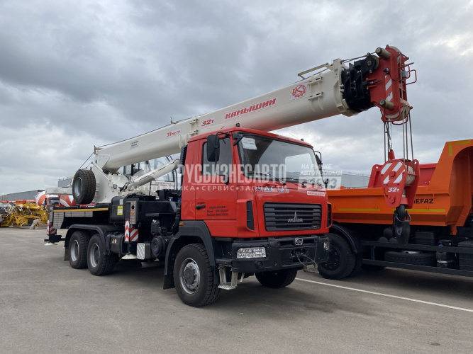 Купить КС 55729-6К-31 (КАМЫШИН) автокран 32 т. (МАЗ-6302С5) ОВОИД с колесной формулой 6х6 в компании Русбизнесавто - изображение 1
